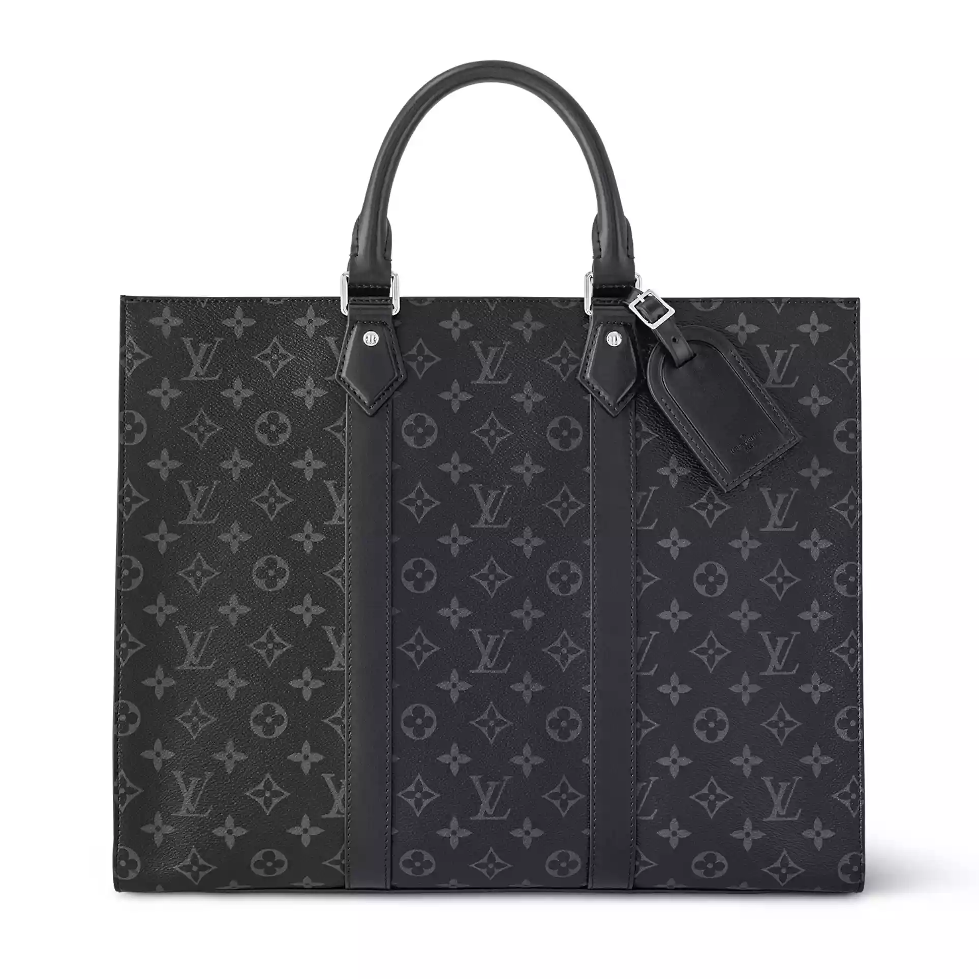 Sac Plat 24H Black Monogram Eclipse Canvas M47059 – LW207