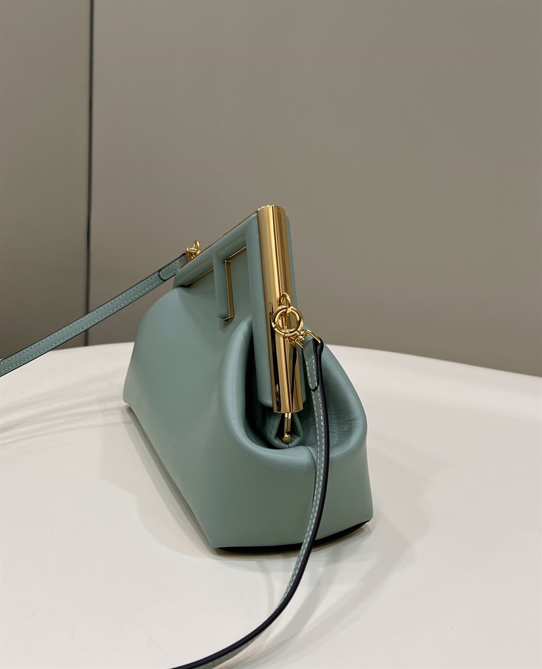FENDI FIRST SMALL MINT GREEN LEATHER BAG – F049