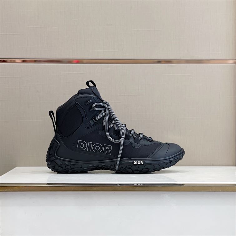 DIORIZON HIKING BOOT BLACK TECHNICAL MESH AND RUBBER – DO089