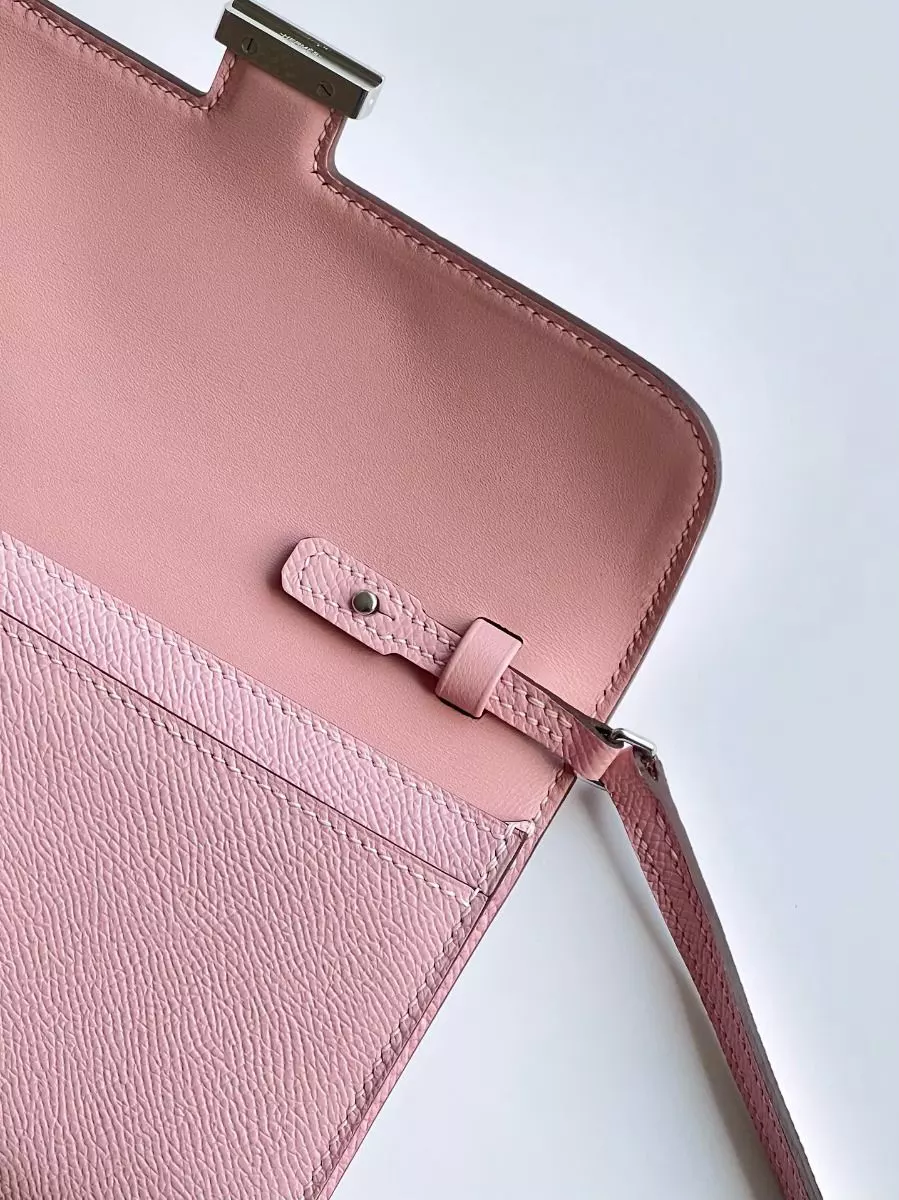 Hermes Constance To Go Wallet in Pink Epsom Calfskin – HW179