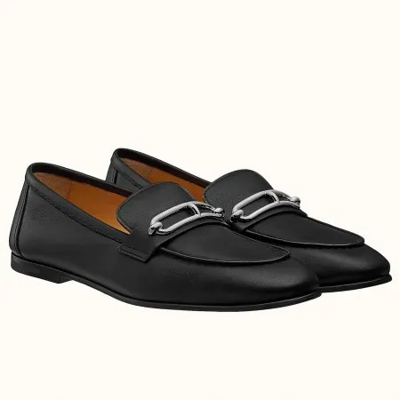 Hermes Men’s Colette Loafers In Noir Calfskin – HM045