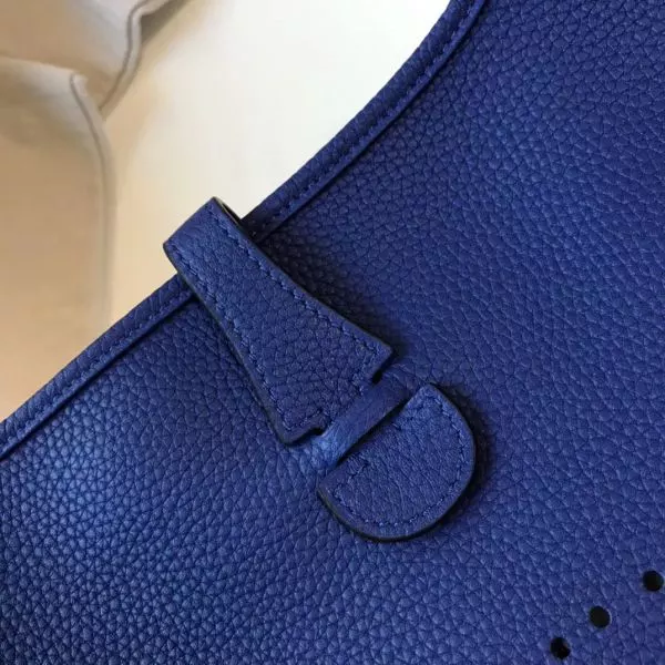 Hermes Evelyne III 29 PM Bag In Blue Electric Clemence Leather – HW067