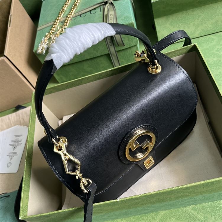 GUCCI BLONDIE TOP HANDLE BLACK BAG – GB06