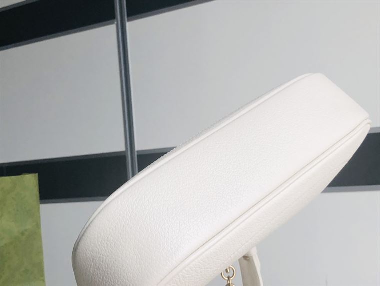 GUCCI APHRODITE SMALL SHOULDER BAG IN WHITE LEATHER – GB40