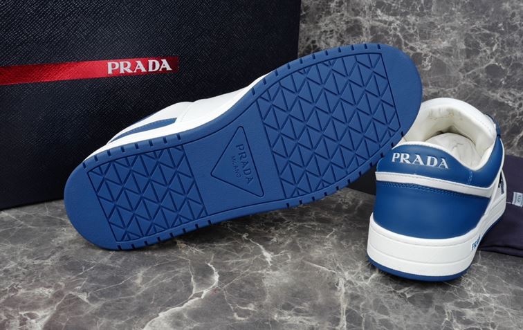 PRADA DOWNTOWN LEATHER SNEAKERS – PRS070