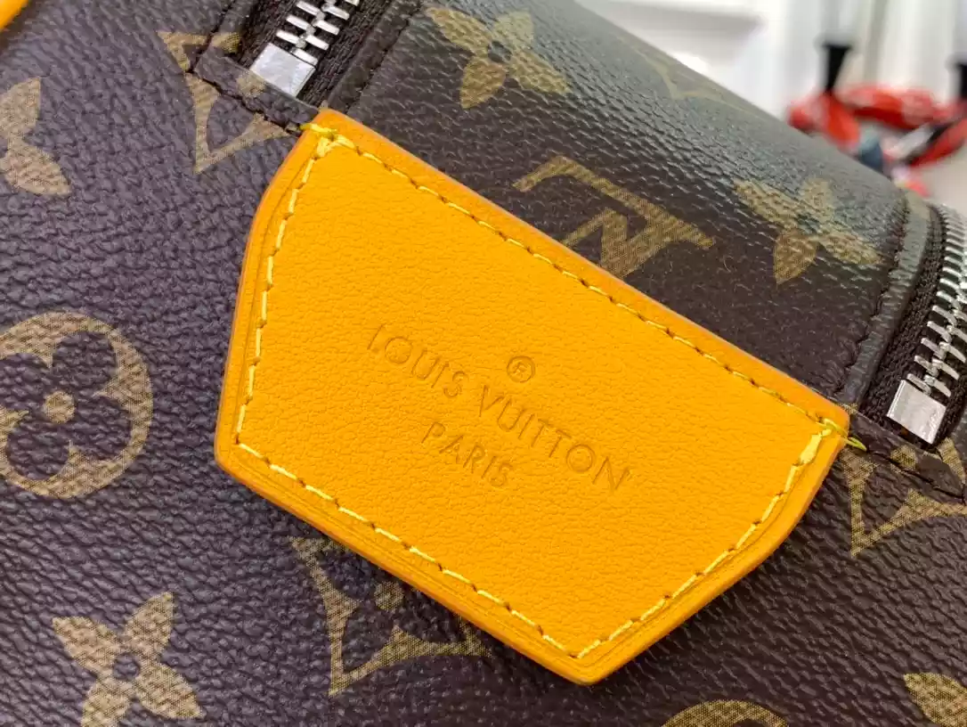 Louis Vuitton Dopp Kit Borneo Yelow Monogram Macassar Canvas Bag – LW145