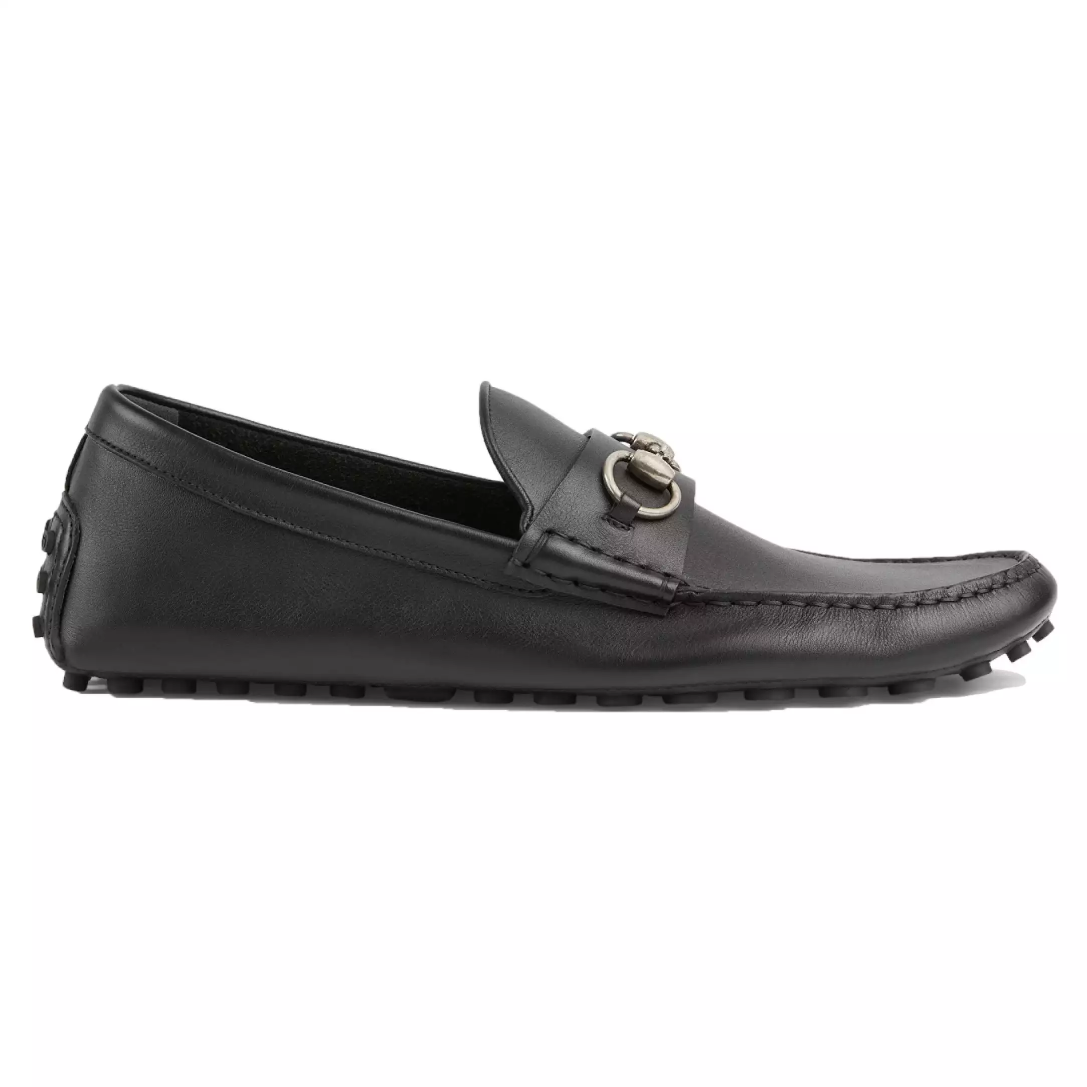 MEN’S DRIVER WITH HORSEBIT BLACK LEATHER – GL098