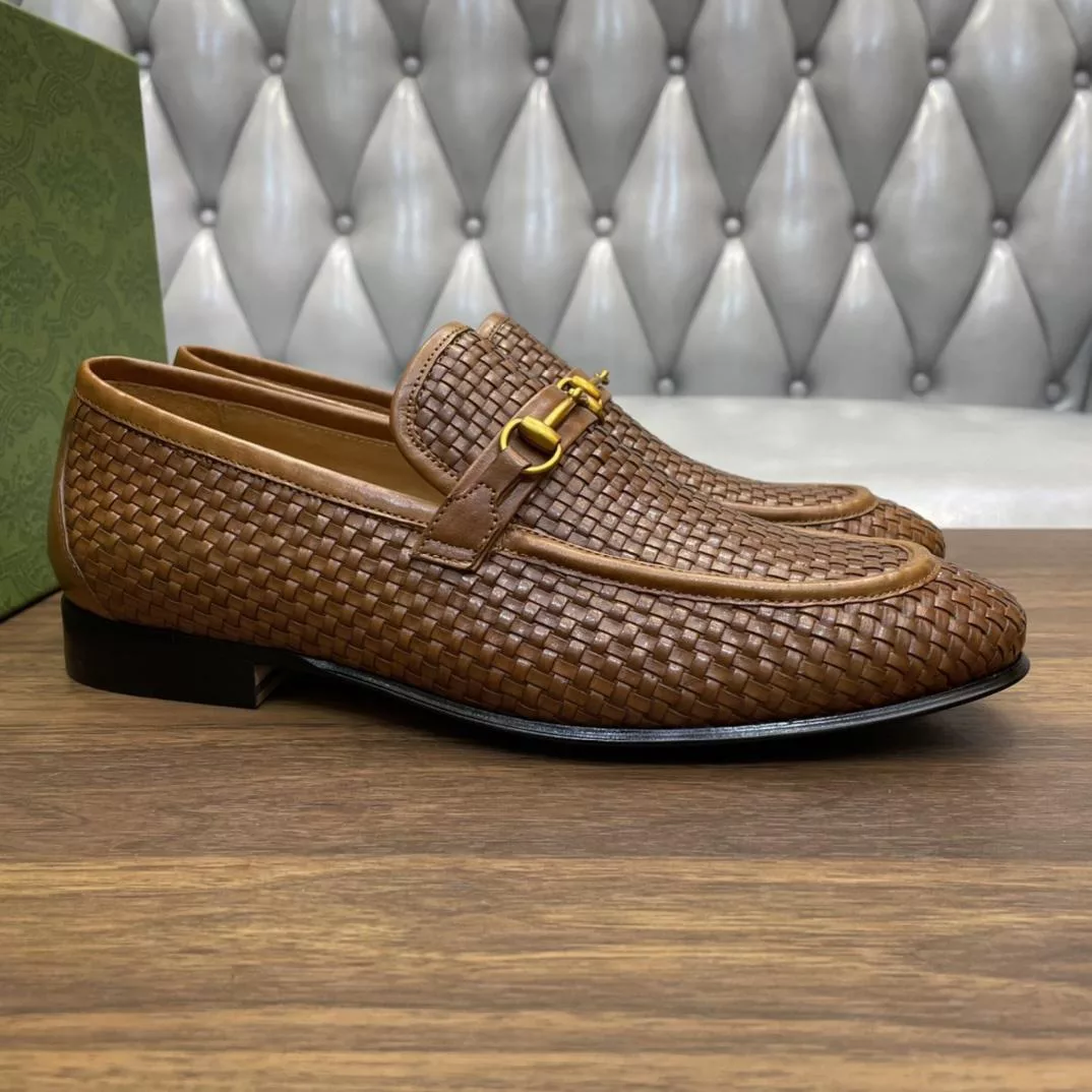 HORSEBIT LEATHER LOAFERS BROWN – GL117