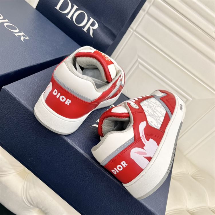 DIOR B27 LOW TOP IN RED – DO138
