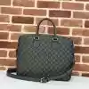 GUCCI OPHIDIA GG CANVAS MEDIUM BRIEFCASE GREY 2024 – BG087