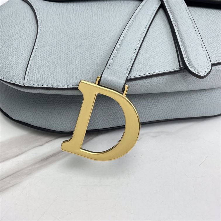DIOR SADDLE BAG WITH STRAP BLUE – DOB033