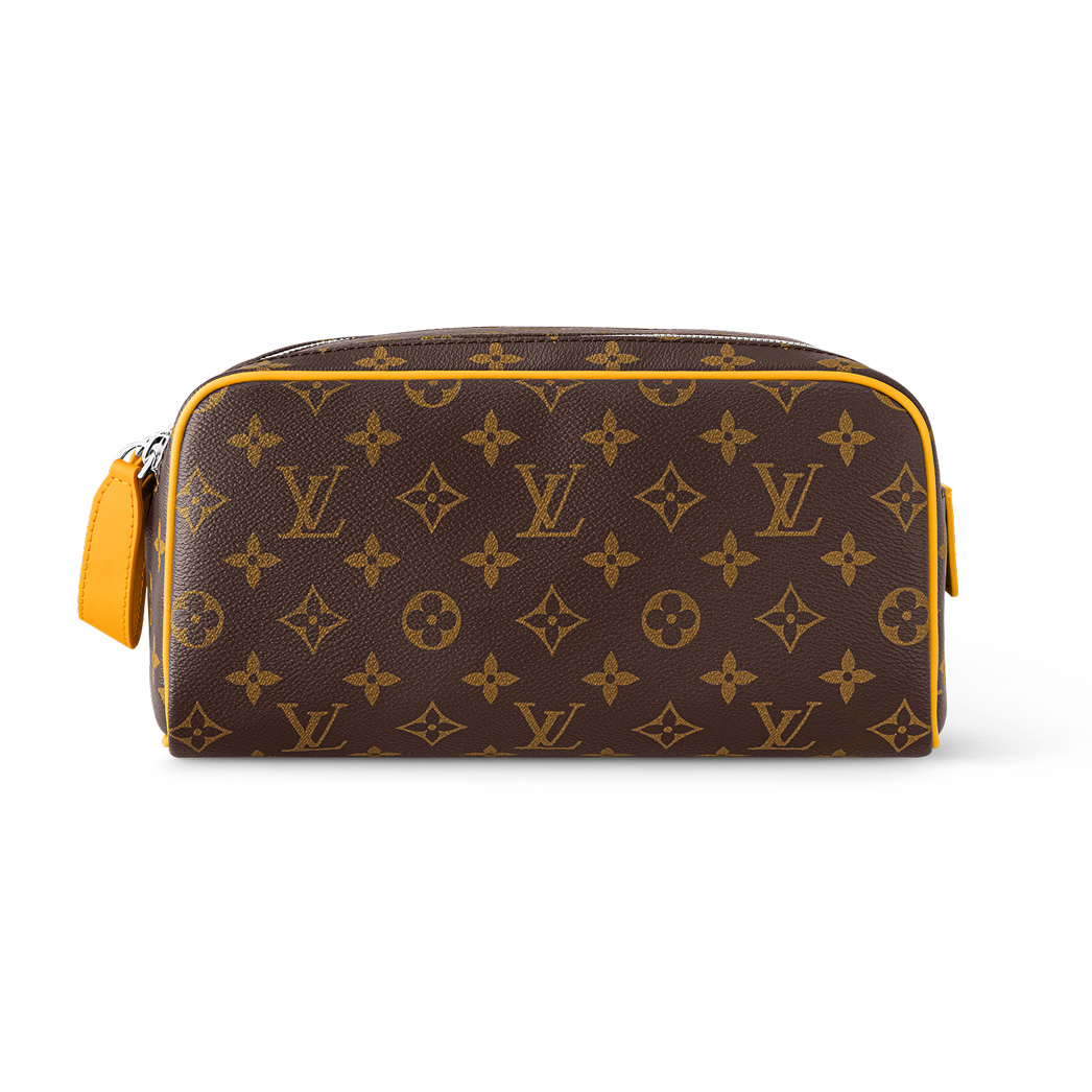 Louis Vuitton Dopp Kit Borneo Yelow Monogram Macassar Canvas Bag – LW145