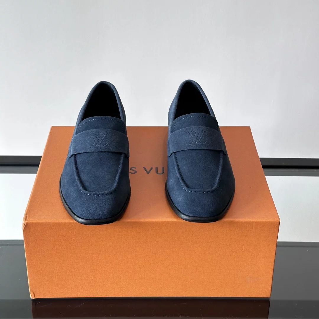 GLOVE LOAFERS IN BLUE – VL057