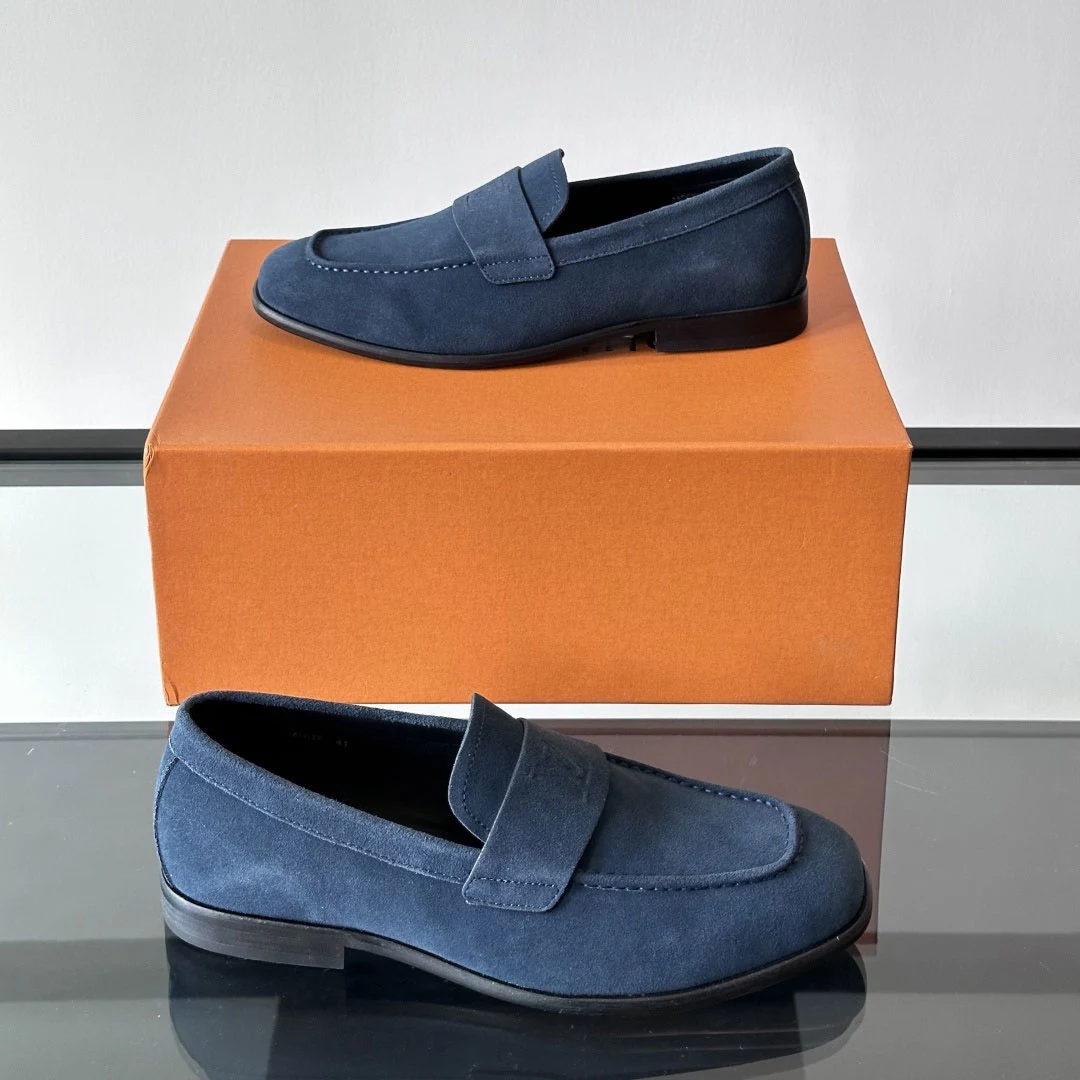 GLOVE LOAFERS IN BLUE – VL057