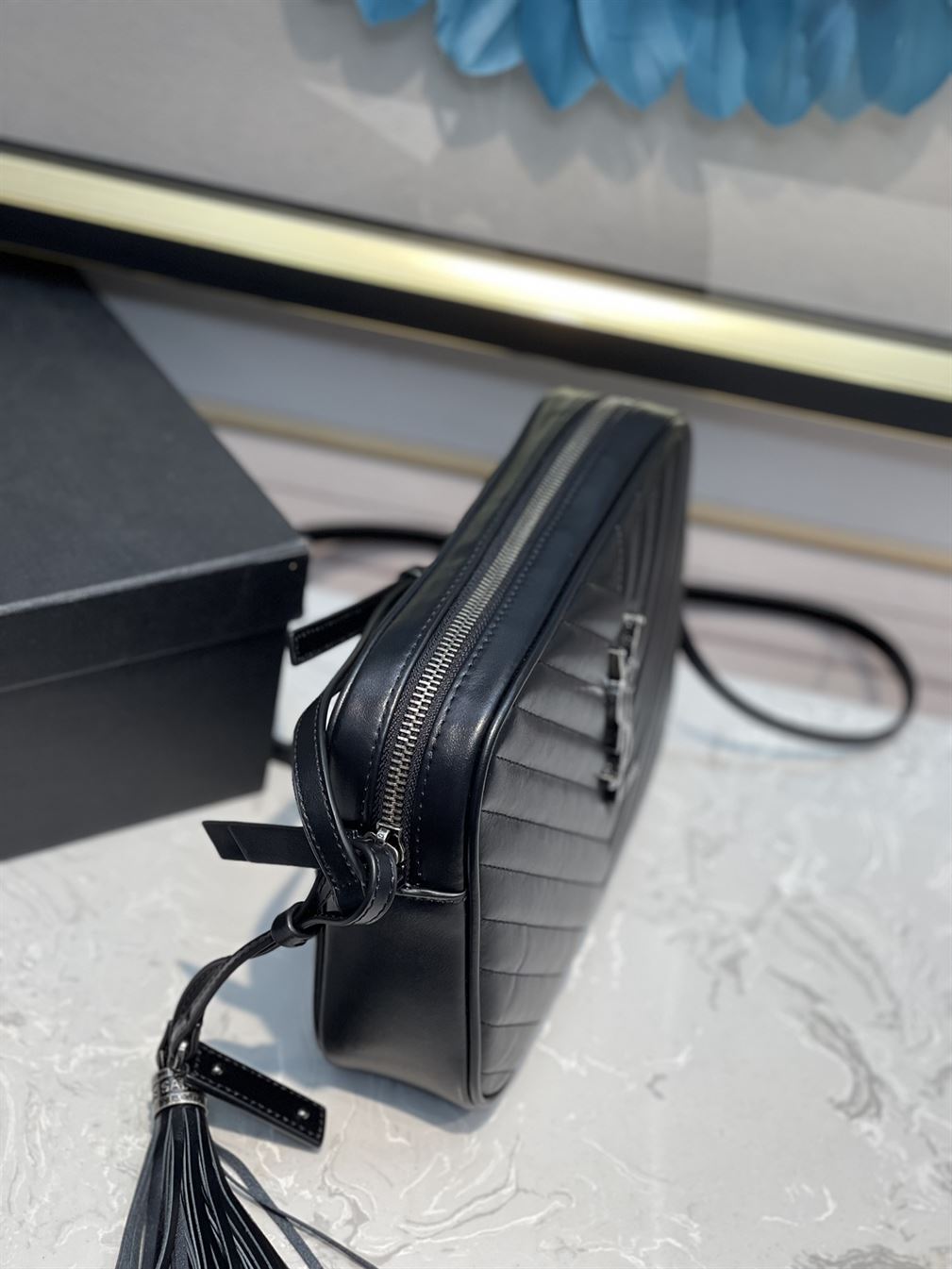 YSL LOU CAMERA BAG IN QUILTED LEATHER – YB049