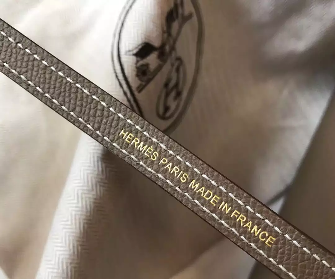 Hermes Kelly Mini II Bag In Taupe Grey Epsom Leather GHW – HW125
