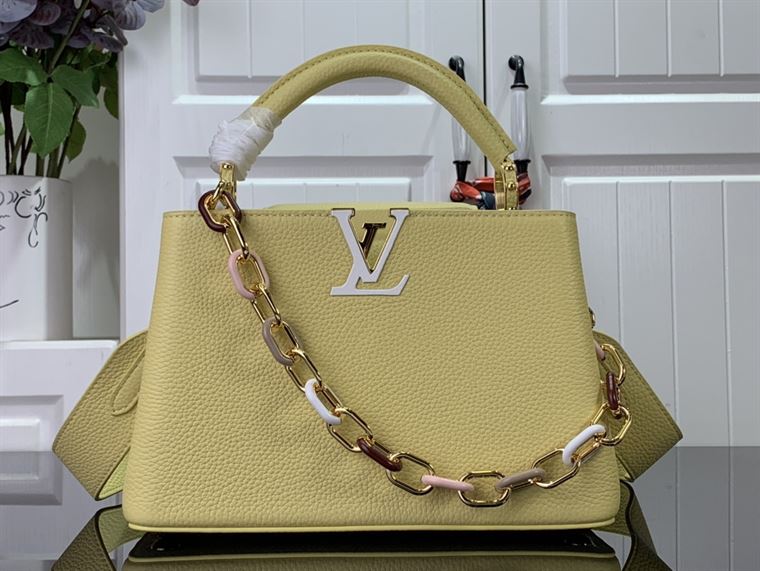 LOUIS VUITTON CAPUCINES BB YELLOW – LW102