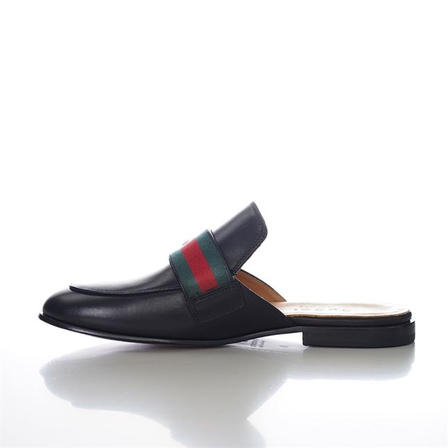 GUCCI BLACK PRINCETOWN SLIPPERS – GL033