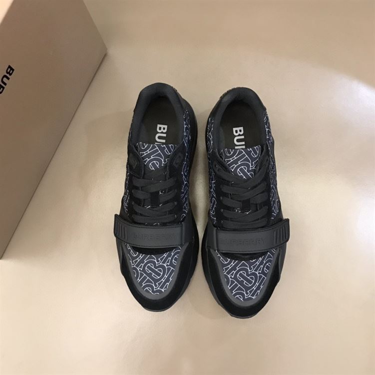 BURBERRY MONOGRAM PRINT NYLON SNEAKERS – BBR002