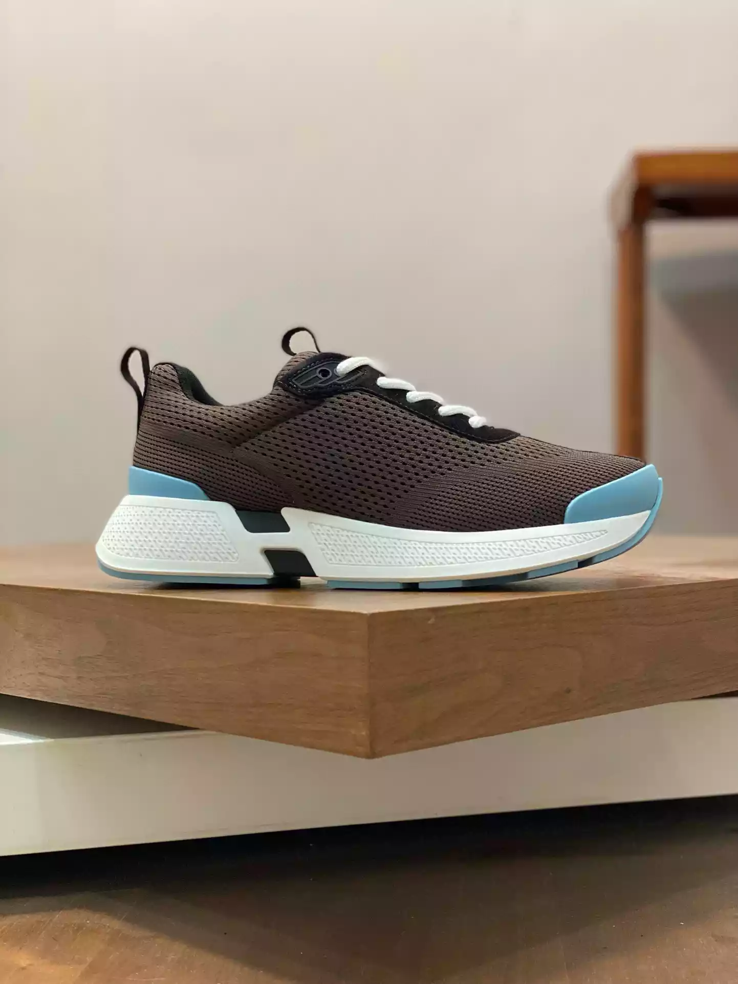 Hermes Heros Sneakers in Black Knit and Black Suede – HM001