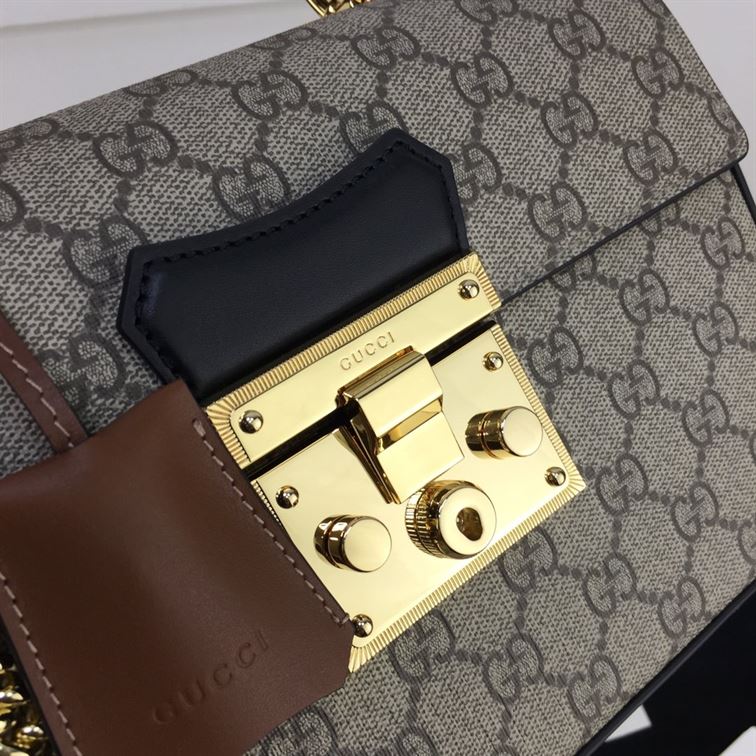 GUCCI PADLOCK GG SMALL BAMBOO SHOULDER BAG – GB86
