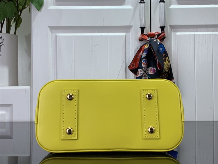 LOUIS VUITTON ALMA BB White Yellow – LW086