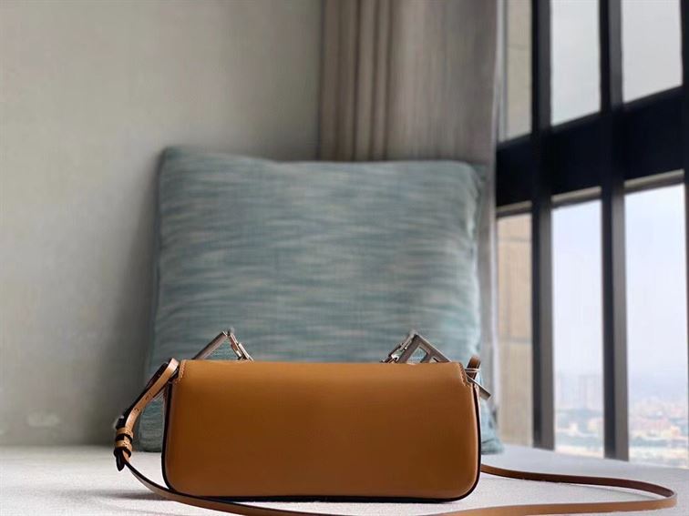 FENDI FIRST SIGHT BROWN LEATHER MINI BAG – F033