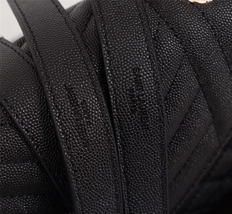 YSL ENVELOPE MEDIUM CHAIN BAG IN SUPPLE MATELASSÉ LEATHER – YB036