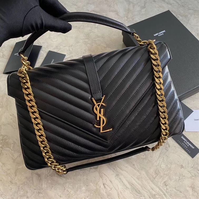 YSL COLLEGE BLACK BAG – YB003