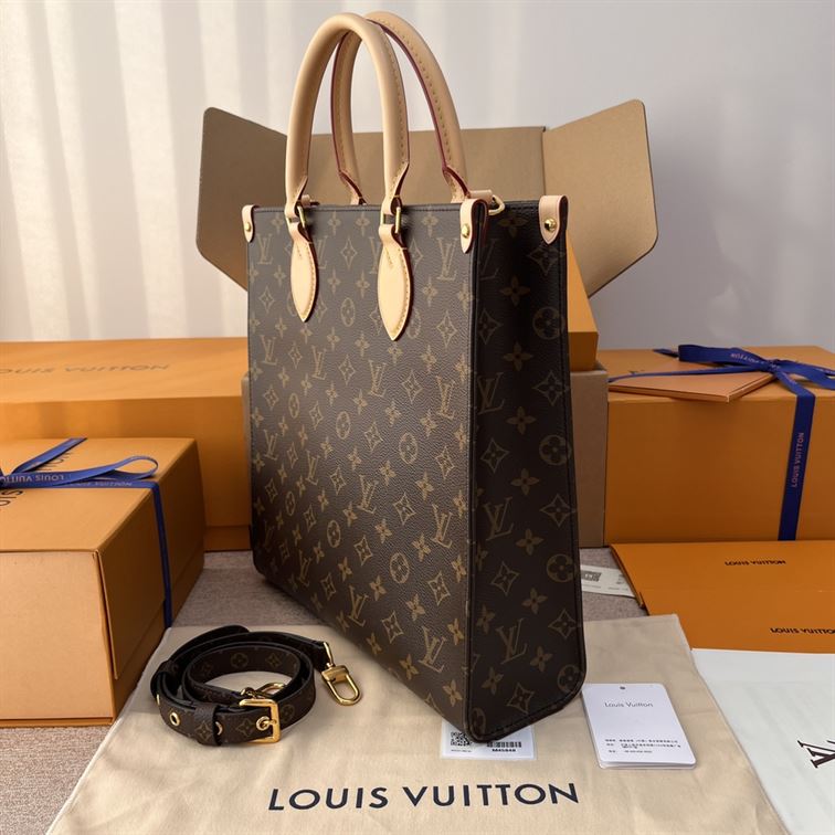 LOUIS VUITTON SAC PLAT PM MONOGRAM – LW130