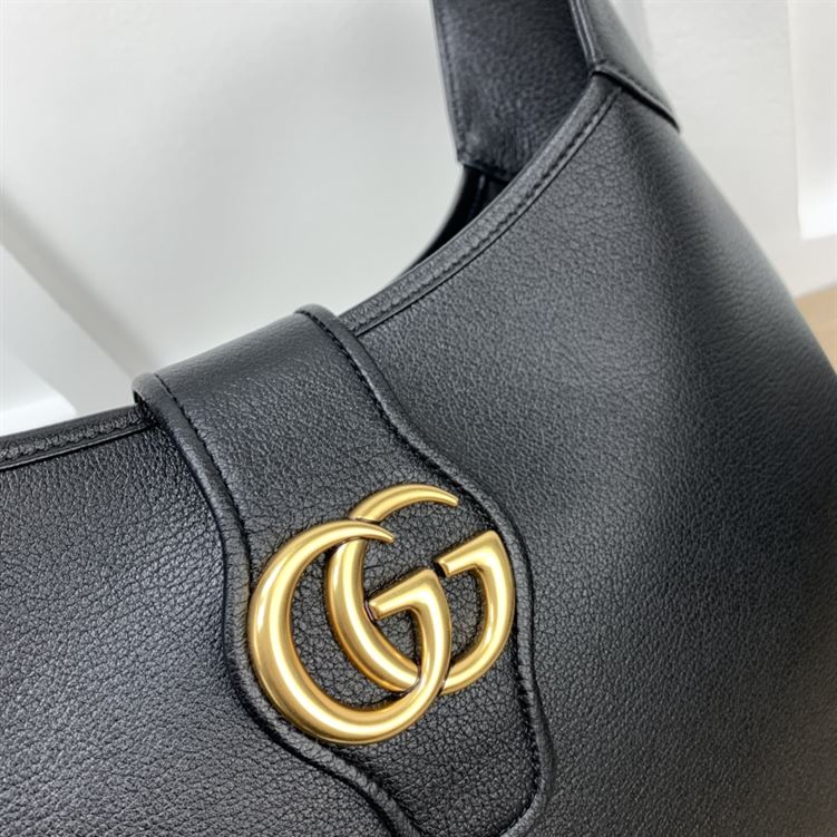 GUCCI APHRODITE MEDIUM SHOULDER BAG IN BLACK LEATHER – GB47