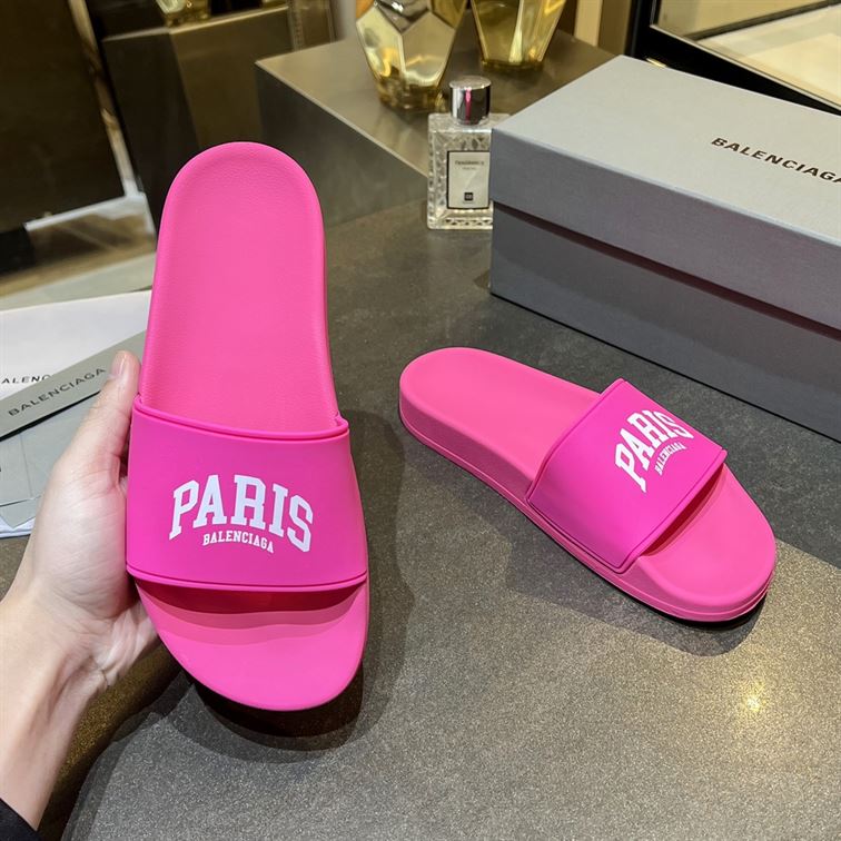BALENCIAGA CITIES PARIS POOL SLIDE SANDAL – BBD010