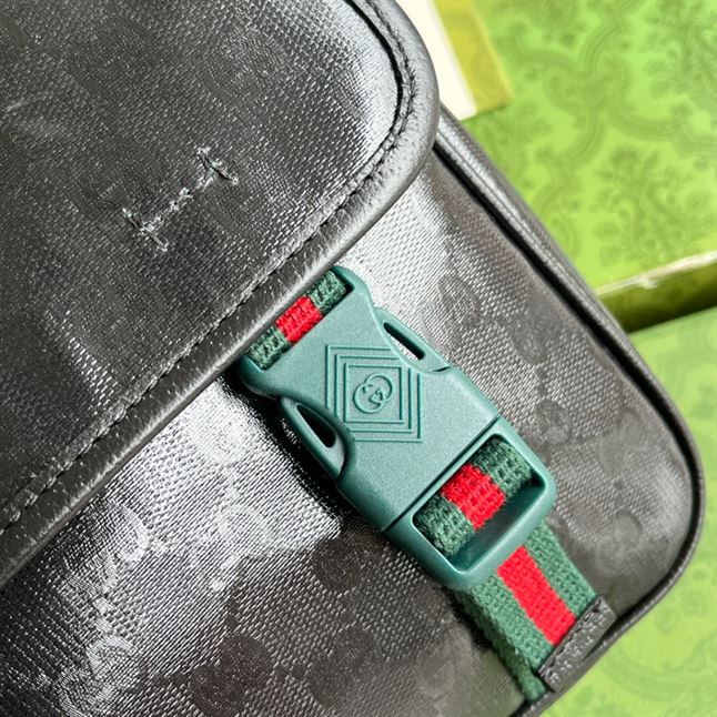 GUCCI MONOGRAMMED BUCKLE DETAILED SHOULDER BAG – BG054