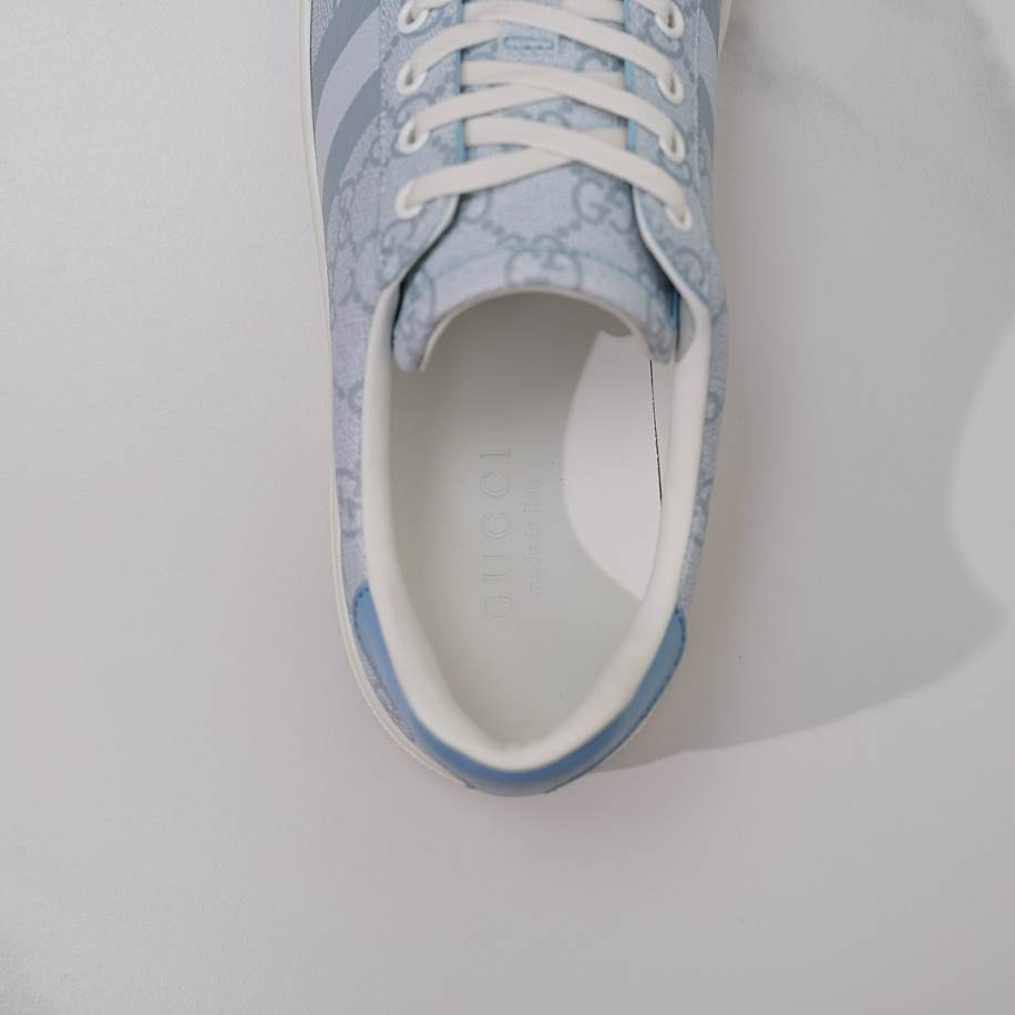 Gucci Ace Light Blue White Sneakers – GCC216