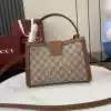 GUCCI PADLOCK GG CANVAS MEDIUM HANDBAG BROWN 2025 – BG105