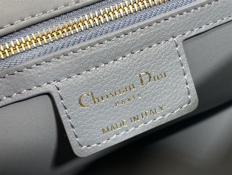 DIOR MEDIUM DIOR CARO BAG BLUE SUPPLE CANNAGE CALFSKIN – DOB108