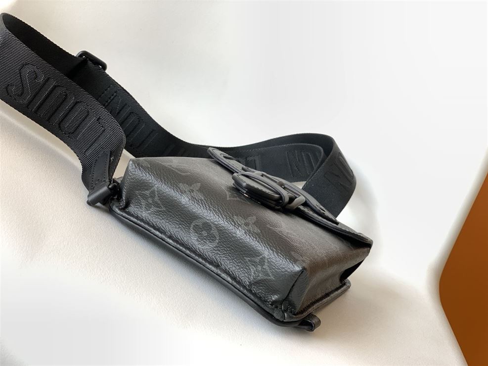 LOUIS VUITTON SAUMUR SLINGBAG MONOGRAM ECLIPSE COATED CANVAS – LVB010