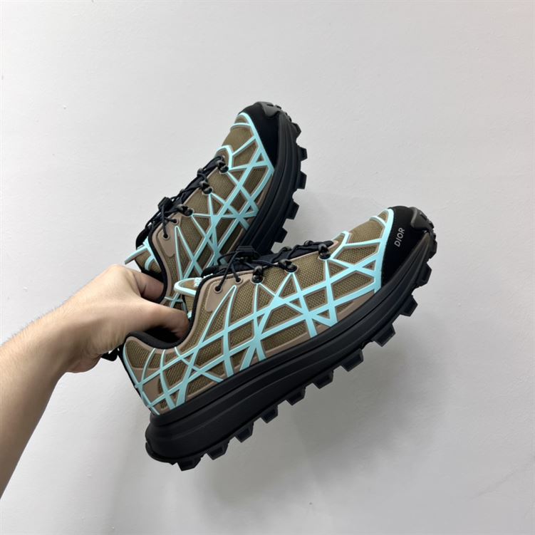 DIOR B31 RUNNER SNEAKER KHAKI TEAL – DO097