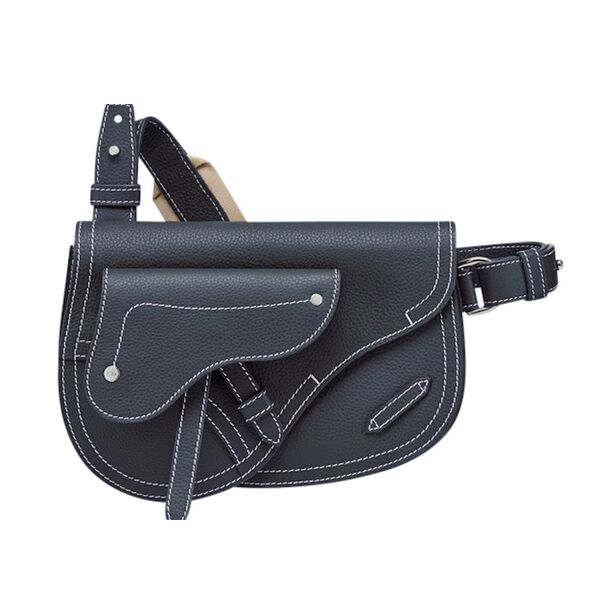 DIOR X KAWS POUCH SADDLE NAVY BLUE – DIO016