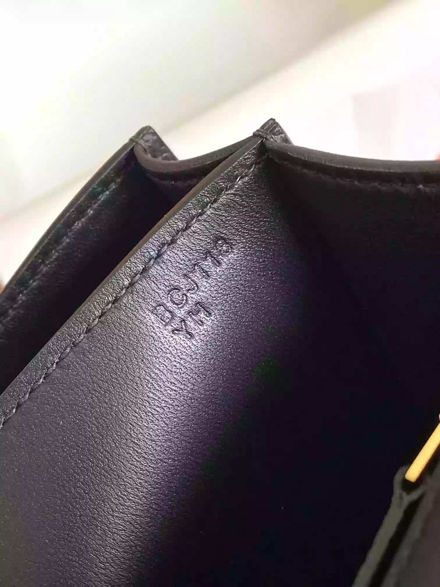 Hermes Black Constance MM 24cm Epsom Leather Bag – HW040