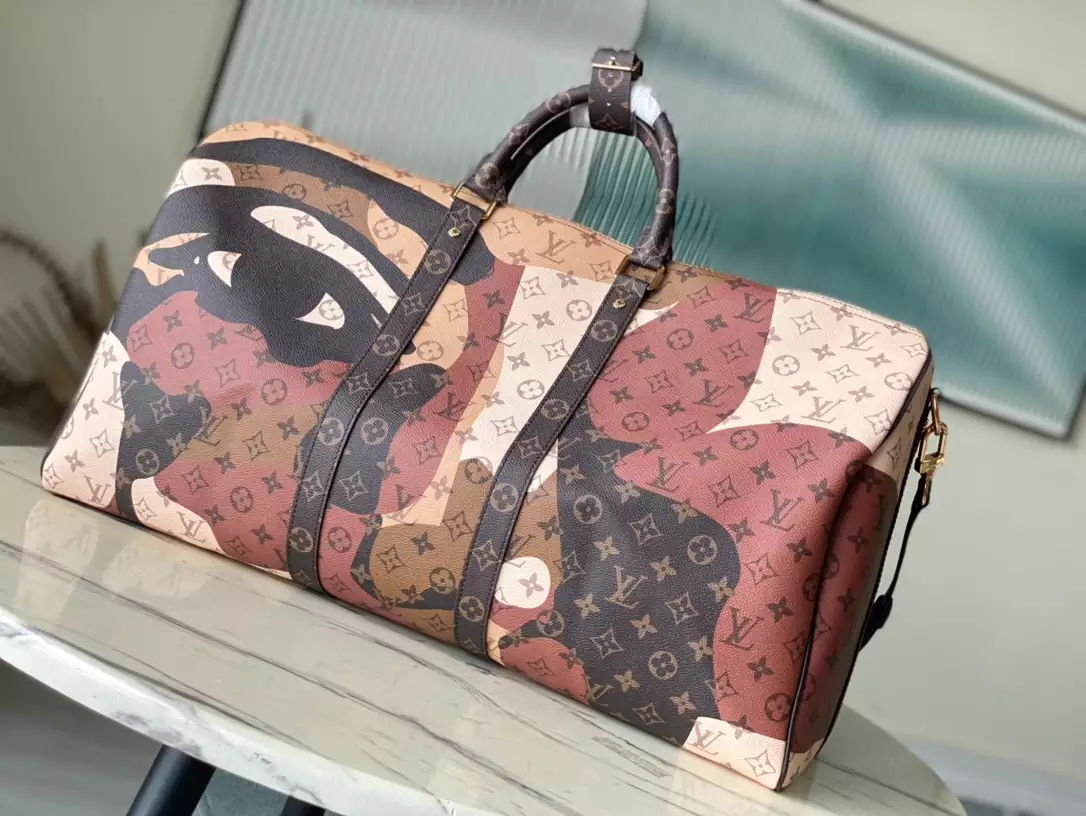 LV Keepall Bandoulière 55 in Brown – LW183
