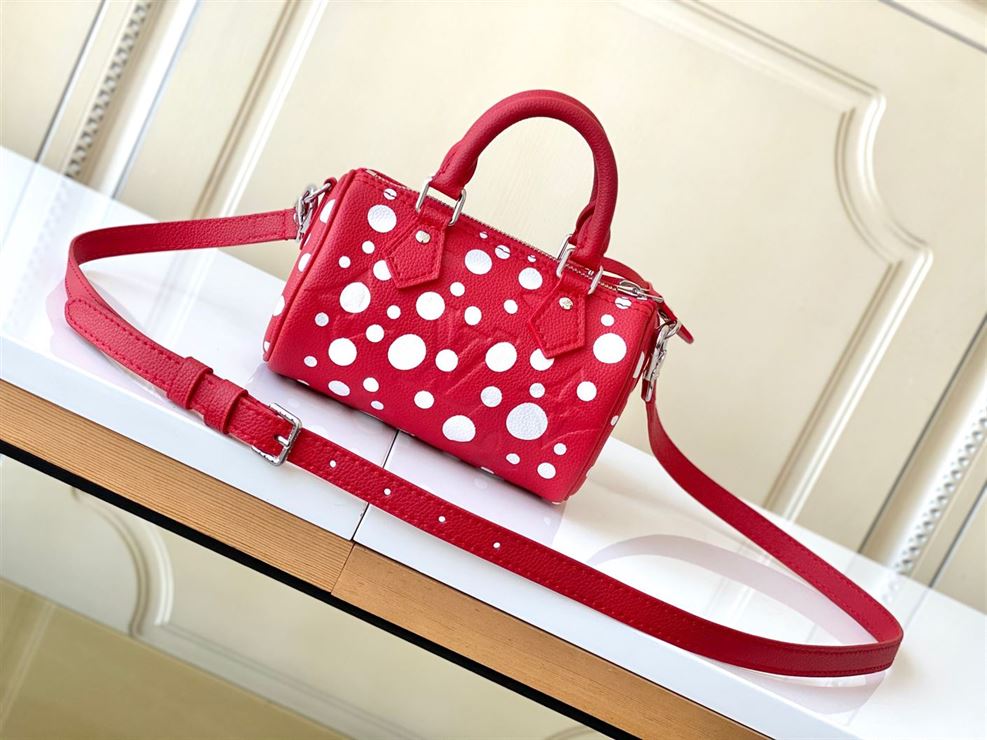 LOUIS VUITTON LV X YK SPEEDY BANDOULIERE 20 MONOGRAM EMPREINTE – LW081