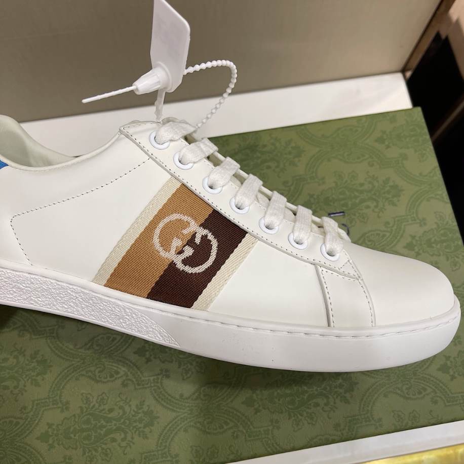 Gucci Ace Blue Interlocking Sneakers – GCC228