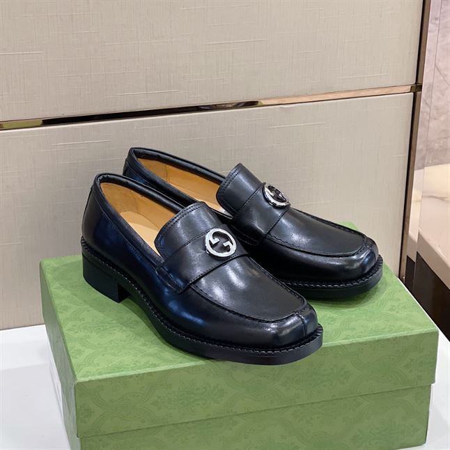 GUCCI LOAFER INTERLOCKING G BLACK – GL047