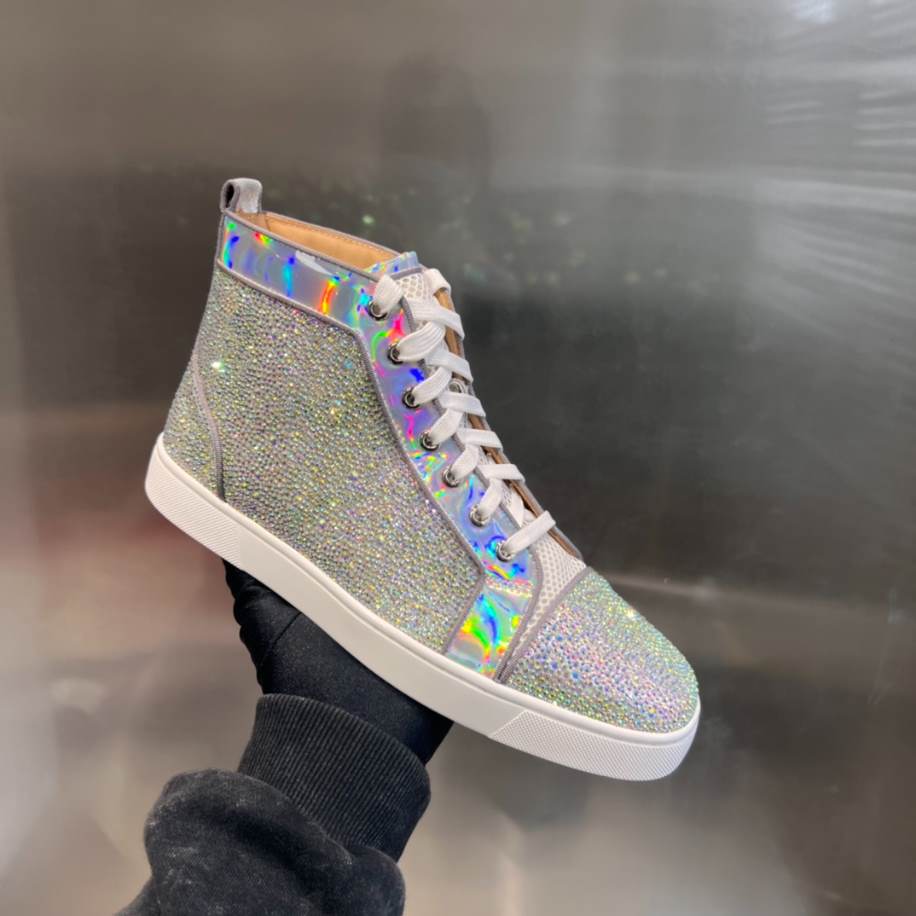 Christian Louboutin Silver Stones Sneaker – CLS056