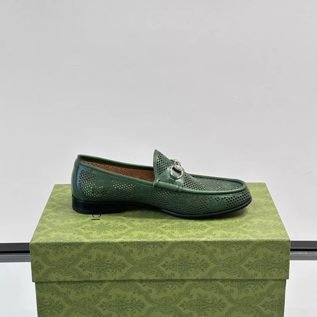 HORSEBIT 1953 LOAFERS IN GREEN – GL092