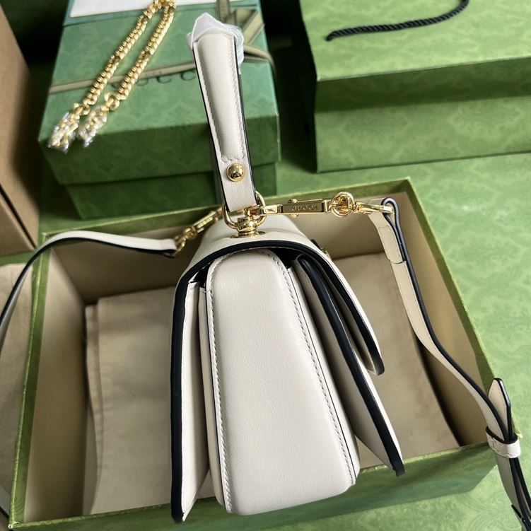 GUCCI BLONDIE TOP HANDLE WHITE BAG – GB05
