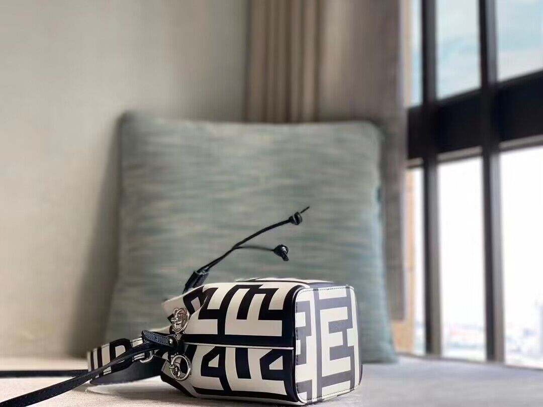 FENDI MON TRESOR TWO TONE LEATHER FENDI BY MACR JACOBS MINI BAG – F042