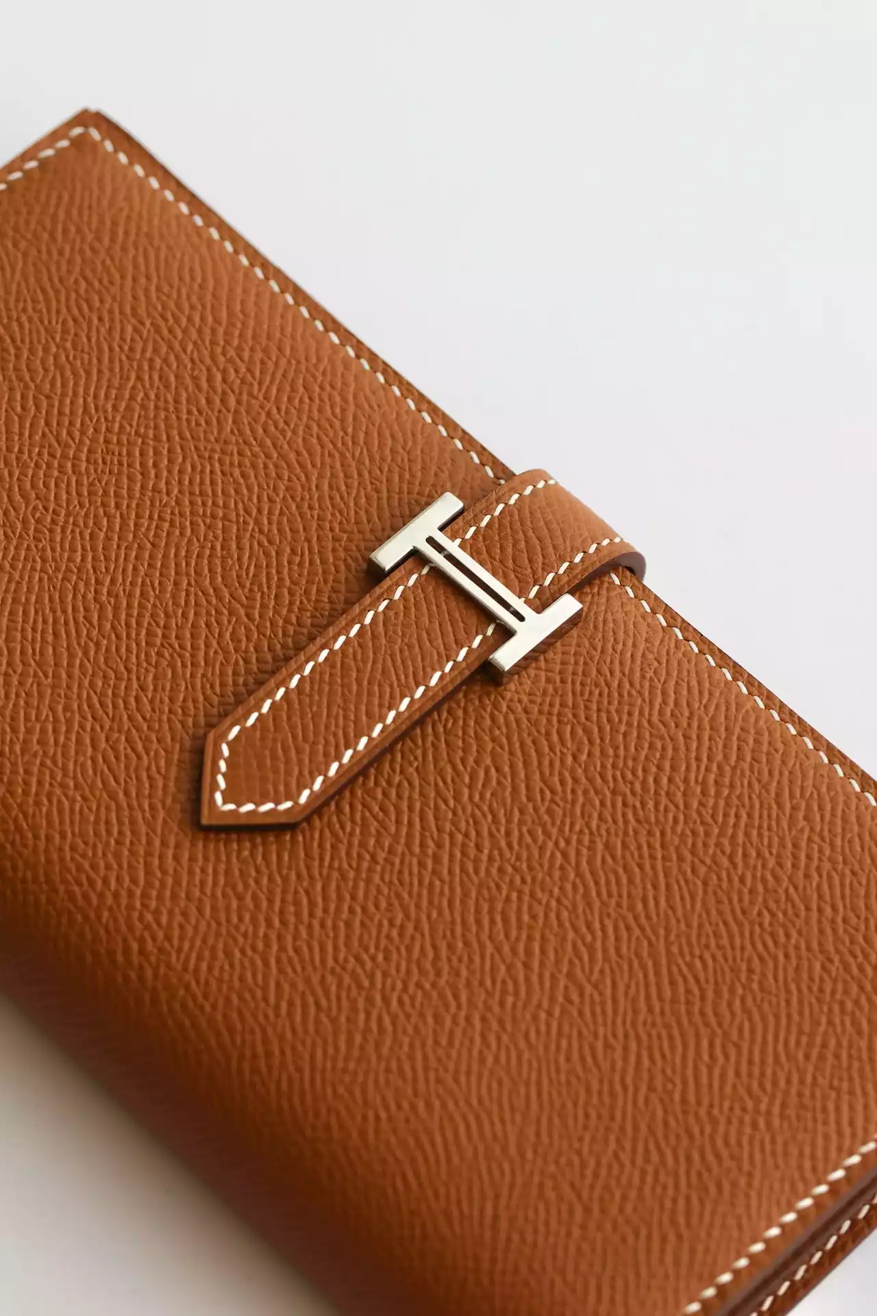 Hermes Bearn Long Handmade Wallet in Gold Epsom Calfskin – HW145