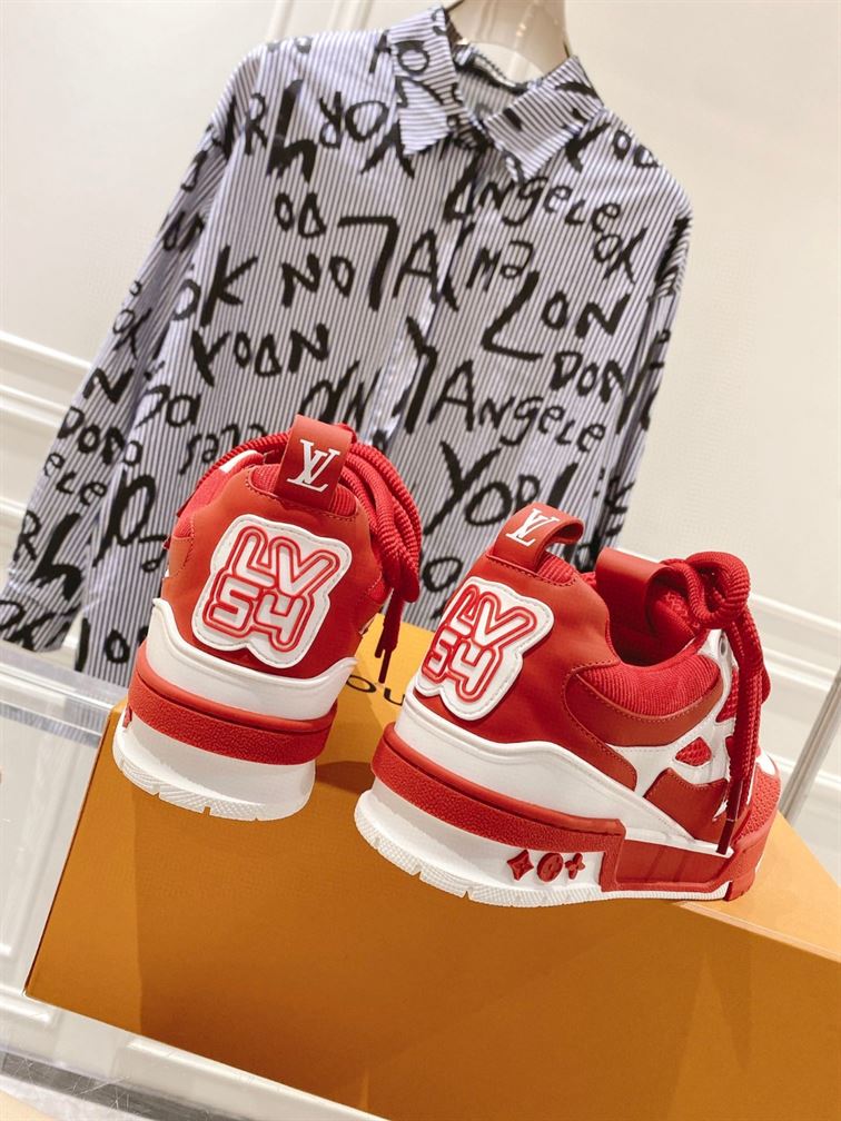LOUIS VUITTON LV SKATE SNEAKER IN RED – LVS147